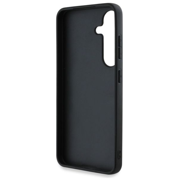 Guess 4G Metal Logo Saffiano Backcover für das Samsung Galaxy S25 Plus - Black