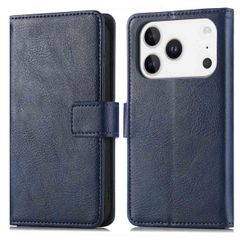 imoshion Luxuriöse Klapphülle Apple iPhone 17 Pro Max - Dark Blue