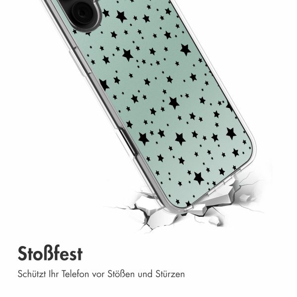 imoshion Design Hülle Apple iPhone 16 - Stars Mint