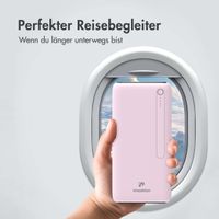 imoshion Powerbank - 27.000 mAh - Schnelles Aufladen und Power Delivery - Rosa