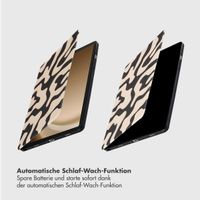 Selencia Vivid Klapphülle Samsung Galaxy Tab A9 Plus - Art Wave Black