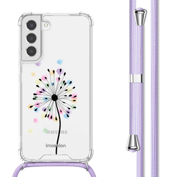 imoshion Design Hülle mit Band Samsung Galaxy S22 - Sandstone Dandelion