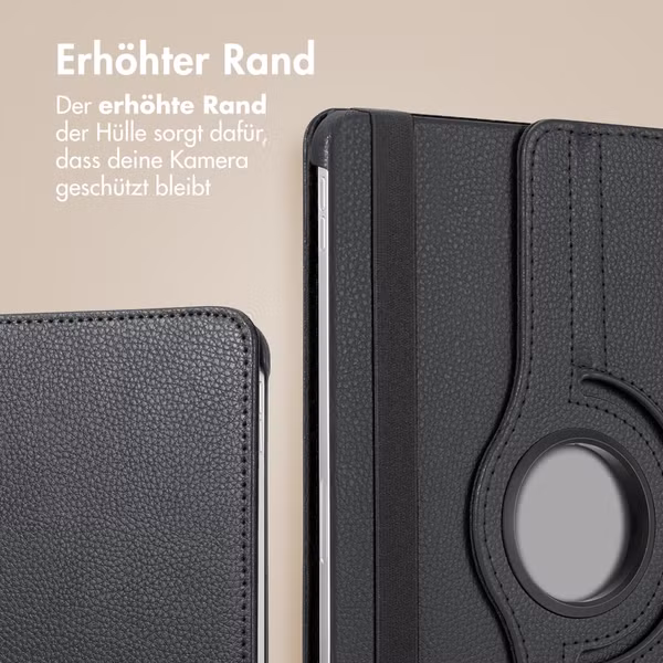 imoshion 360° drehbare Klapphülle Samsung Galaxy Tab A11 Plus - Schwarz