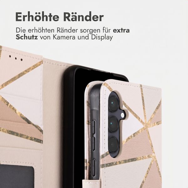 imoshion Design Klapphülle Samsung Galaxy A55 - Beige Graphic