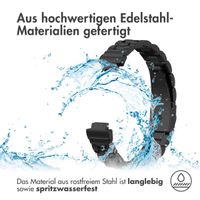 imoshion Edelstahlarmband für das Fitbit Inspire 2 / HR / ACE2 / ACE3 - Schwarz