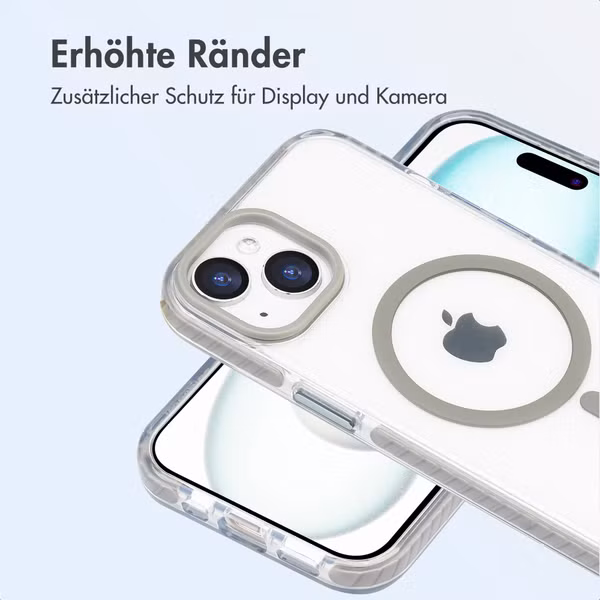 imoshion Combat MagSafe Hülle Apple iPhone 15 - Grau