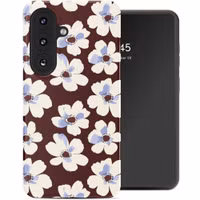 Selencia Vivid Rückabdeckung mit MagSafe Samsung Galaxy S26 - Choco Flower Pop