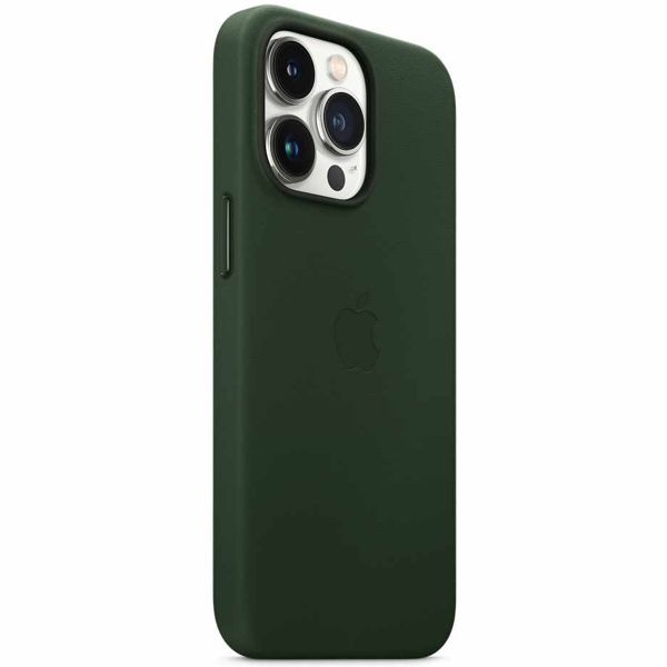 Apple Leder-Case MagSafe iPhone 13 Pro - Sequoia Green