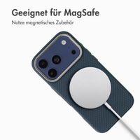 Accezz Mesh Backcover mit MagSafe Apple iPhone 17 Pro Max - Dunkelblau