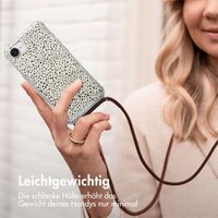 imoshion Design Hülle mit Band Apple iPhone 16e - Desert Dots