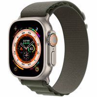 Apple Alpine Loop Band für die Apple Watch Series 1-10 / SE / Ultra (2) - 42/44/45/46/49 mm - Größe S - Grün