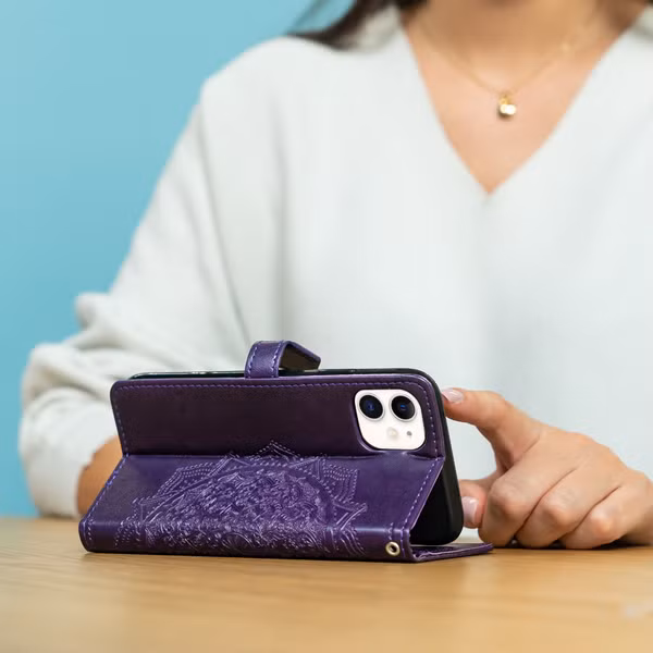 imoshion Mandala Klapphülle Xiaomi Mi 10T (Pro) - Violett