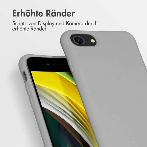 imoshion Color Backcover mit abtrennbarem Band für das iPhone SE (2022 / 2020) / 8 / 7 - Grau