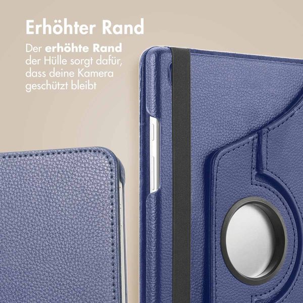 imoshion 360° drehbare Klapphülle Samsung Galaxy Tab S6 Lite (2020/2022/2024)  - Dunkelblau