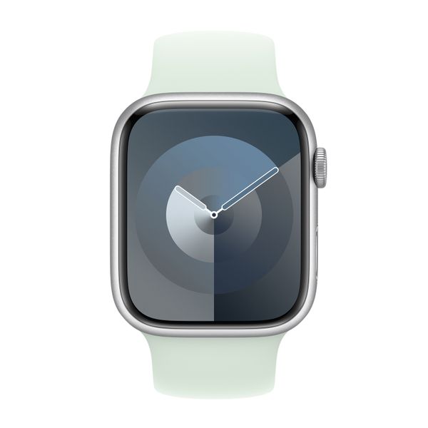Apple Silikon Solo Loop für  Apple Watch Series 1 - 11 / SE / Ultra (44/45/46/49 mm) - Größe 5 - Soft Mint