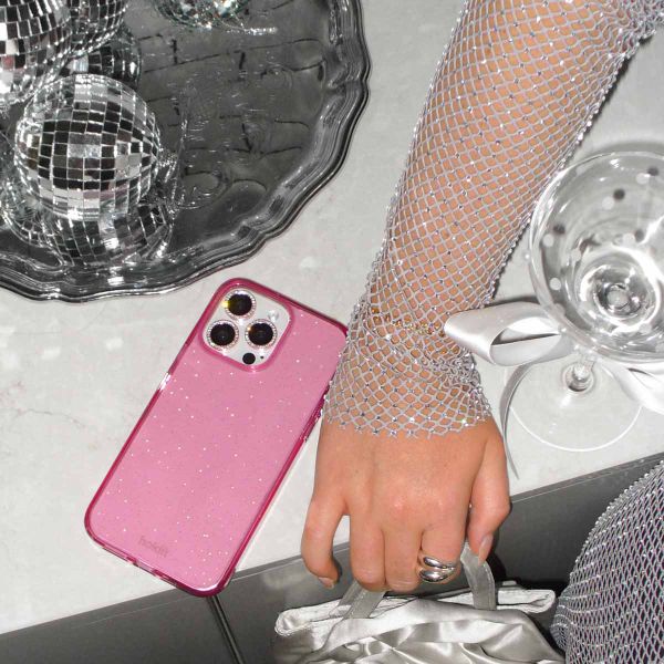 Holdit Glitzer Case Apple iPhone 15 Pro - Rosa