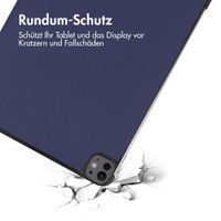 imoshion Trifold Klapphülle Apple iPad Pro 13 (2024) M4 - Dunkelblau