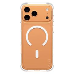 CARE by PanzerGlass Modisches Case Samba mit MagSafe Apple iPhone 17 Pro Max - Clear / White