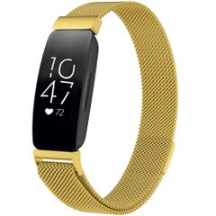 imoshion Mailändische Magnetarmband für das Fitbit Inspire - Größe S - Gold