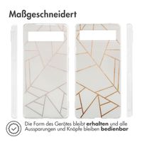 imoshion Design Hülle Google Pixel 6a - White Graphic