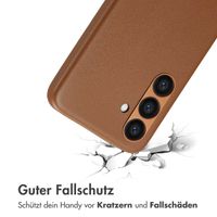 Accezz MagSafe Leather Backcover für das Samsung Galaxy S24 - Sienna Brown