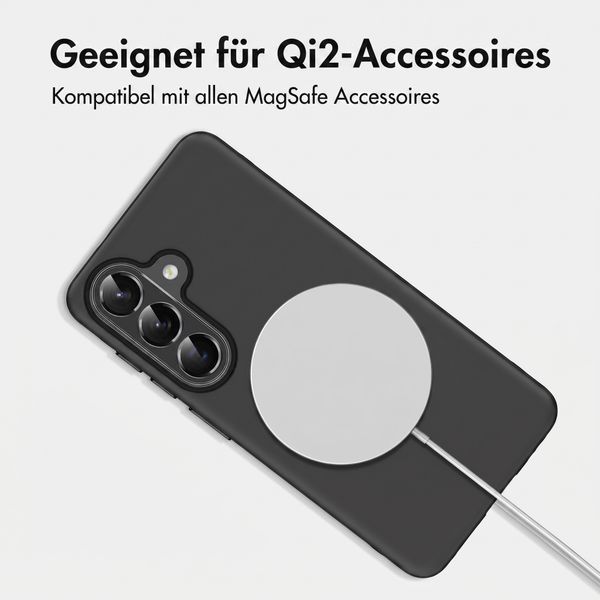 imoshion Color Backcover mit Thin MagSafe Ring Samsung Galaxy S26 - Schwarz