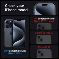 Spigen EZ Fit GLAS.tR mit Installation Tray - Privacy Glass - 1er Pack Apple iPhone 15 Pro