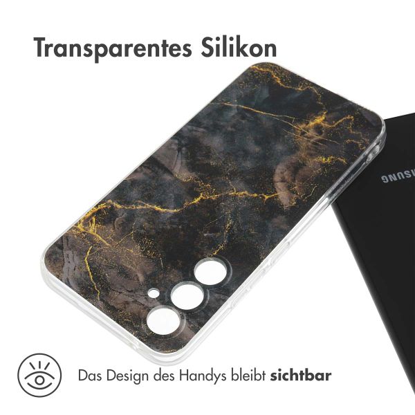 imoshion Design Hülle für das Samsung Galaxy A54 (5G) - Black Marble