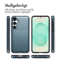 imoshion Backcover mit Kartenfach Samsung Galaxy S25 Plus - Dunkelblau
