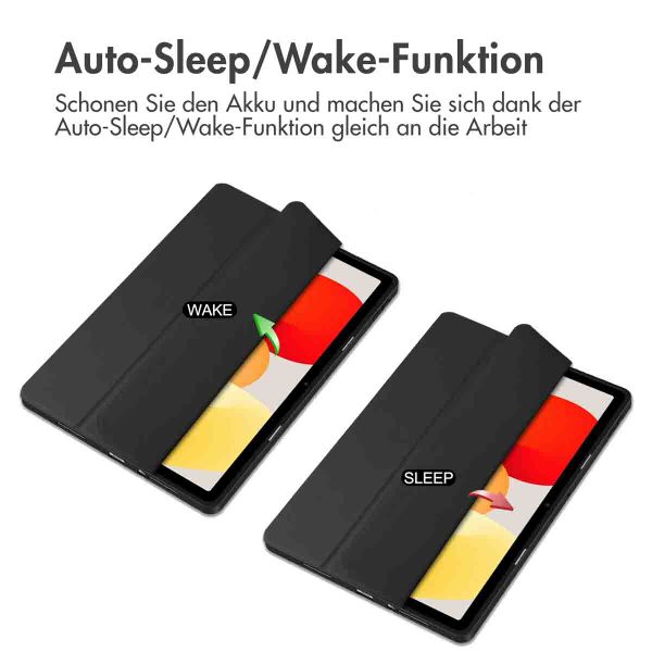 imoshion Trifold Hardcase Klapphülle Xiaomi Redmi Pad SE - Schwarz
