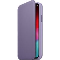 Apple Leather Folio Klapphülle Lila für das Apple iPhone X / Xs