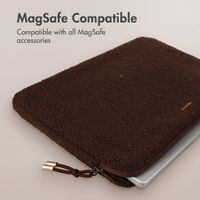 Selencia Teddy Laptop Hülle 13-14 Zoll - Laptop Sleeve - Choco Brown