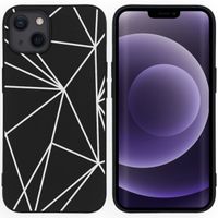 imoshion Design Hülle für das iPhone 13 - Graphic Cube Black