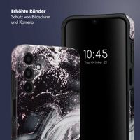 Selencia Vivid Back Cover Samsung Galaxy A15 (5G/4G) - Chic Marble Black