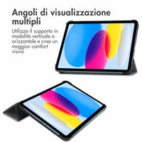 imoshion Trifold Klapphülle Apple iPad 11 (2025) 11 Zoll A16 / iPad 10 (2022) 10.9 Zoll - Grau
