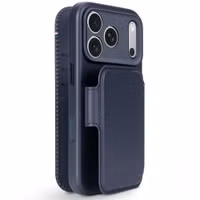 Decoded 2 in 1 Leather Klapphülle MagSafe Apple iPhone 18 Pro / 17 Pro - Midnight