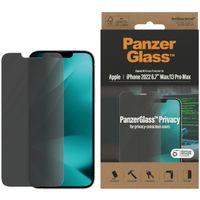 PanzerGlass Privacy Case Friendly Anti-Bacterial Displayschutzfolie für das Apple iPhone 14 Plus / 13 Pro Max