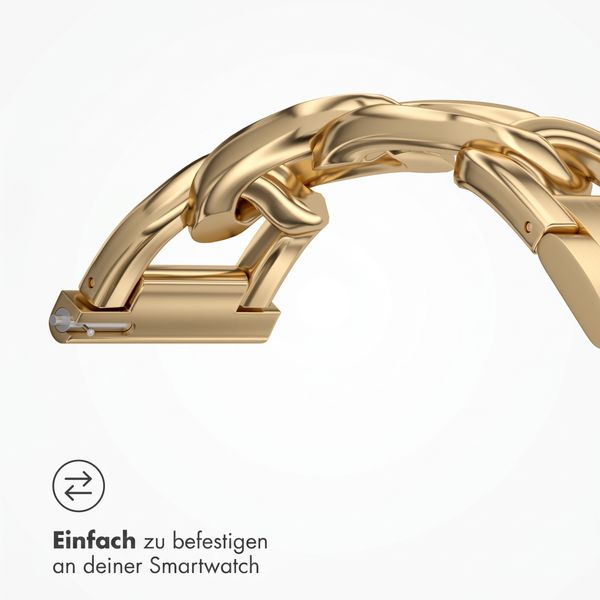 Selencia Chain Armband -   Universelle 18 mm Anschluss - Gold