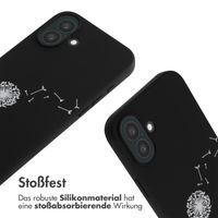 imoshion SilikonHülle design mit Band iPhone 16 Plus - Dandelion Black