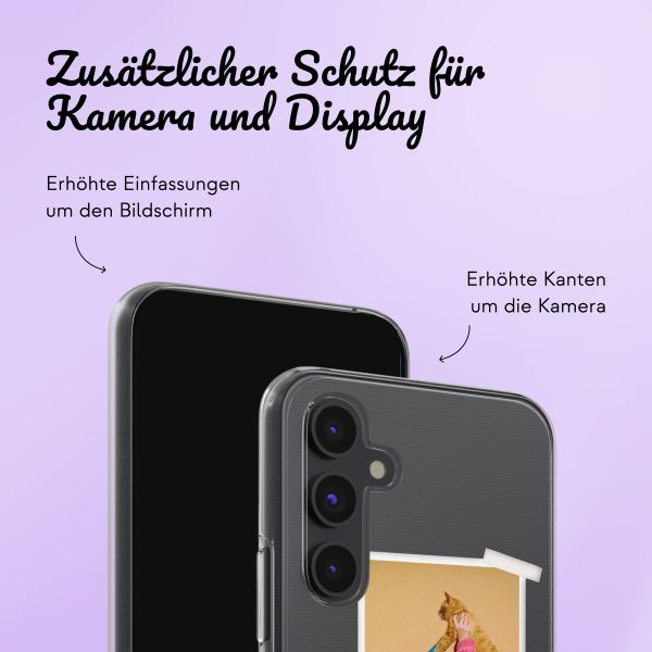 Personalisierte Hülle mit Filmrolle N°3 iPhone 15 - Transparent