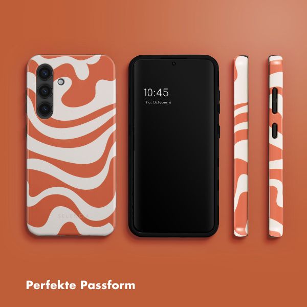 Selencia Vivid Back Cover Samsung Galaxy S24 - Dream Swirl Orange