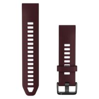 Garmin QuickFit® Silikonarmband -   Garmin QuickFit® 20 mm Anschluss - Dark Cherry / Dust Rose