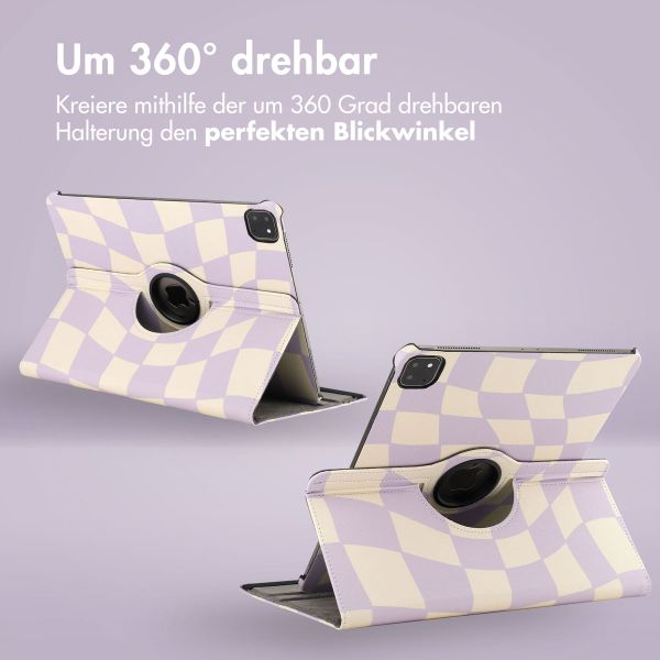 imoshion 360° drehbare Design Klapphülle für das iPad Pro 13 (2024) M4 - Dancing Cubes