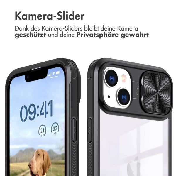 imoshion Back Cover mit Kameraschieber für das iPhone 13 - Schwarz