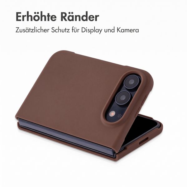 Accezz Liquid Silikoncase mit MagSafe Apple iPhone Duo - New Tea Brown