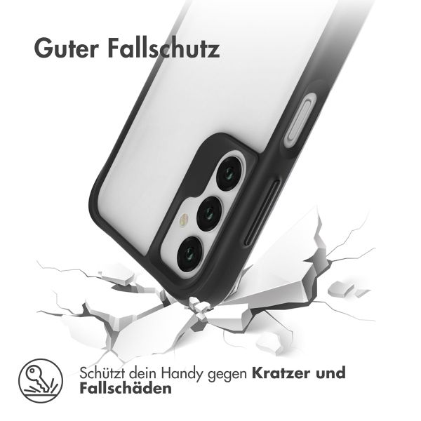 imoshion Rugged Hybrid Case für das Samsung Galaxy A14 (5G/4G) - Schwarz / Transparent