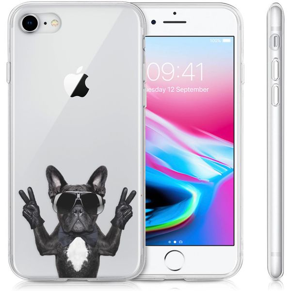 imoshion Design Hülle für das iPhone SE (2022 / 2020) / 8 / 7 - Cool Bulldog