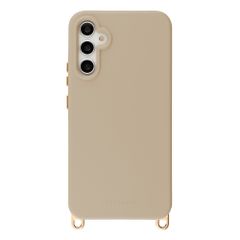 Selencia Rivièra Backcover mit MagSafe mit abnehmbaren Haken Samsung Galaxy A34 (5G) - Milky Latte