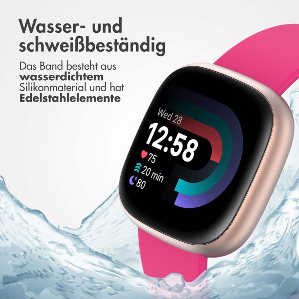 imoshion Silikonarmband für die Fitbit Versa (2) / Versa Lite - Größe S - Rosa