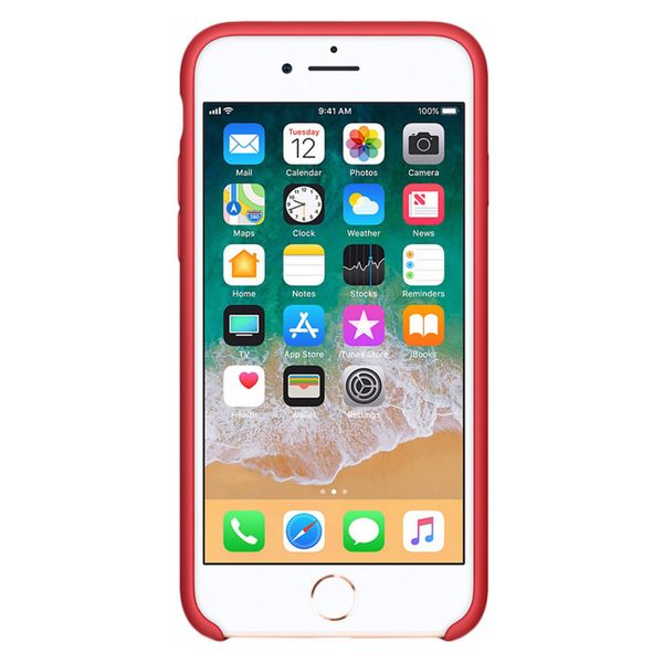 Apple Silikoncase Apple iPhone SE (2022 / 2020) / 8 / 7 - Red